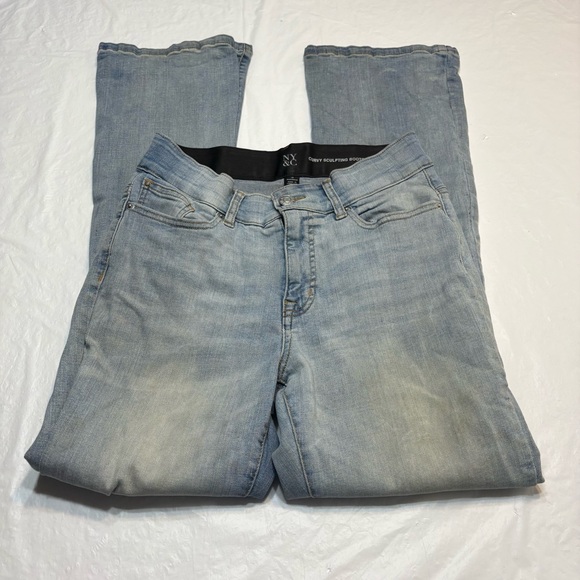 NY&C Jeans Curvy Sculpting Bootcut Stretch Waistband Women’s 10 Light Wash - Picture 1 of 10